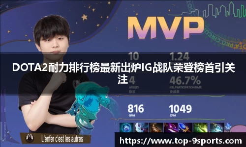 DOTA2耐力排行榜最新出炉IG战队荣登榜首引关注